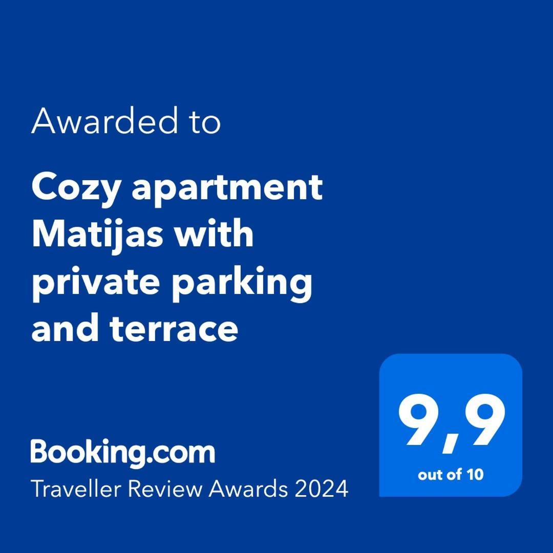 Cozy Apartment Matijas With Private Parking And Terrace Сплит Екстериор снимка
